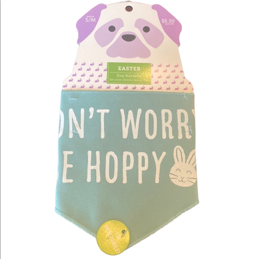 Easter Pastel Reversible Dog Bandana